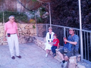 The Peck family at the City of David